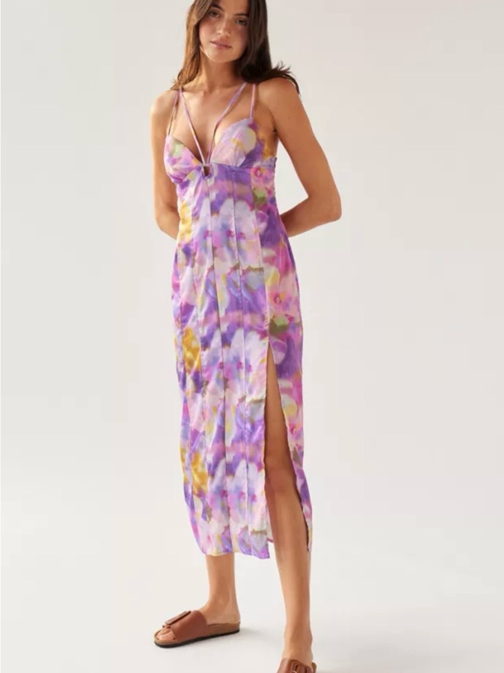 Urban Outfitters First Light Midi Slip Dress
